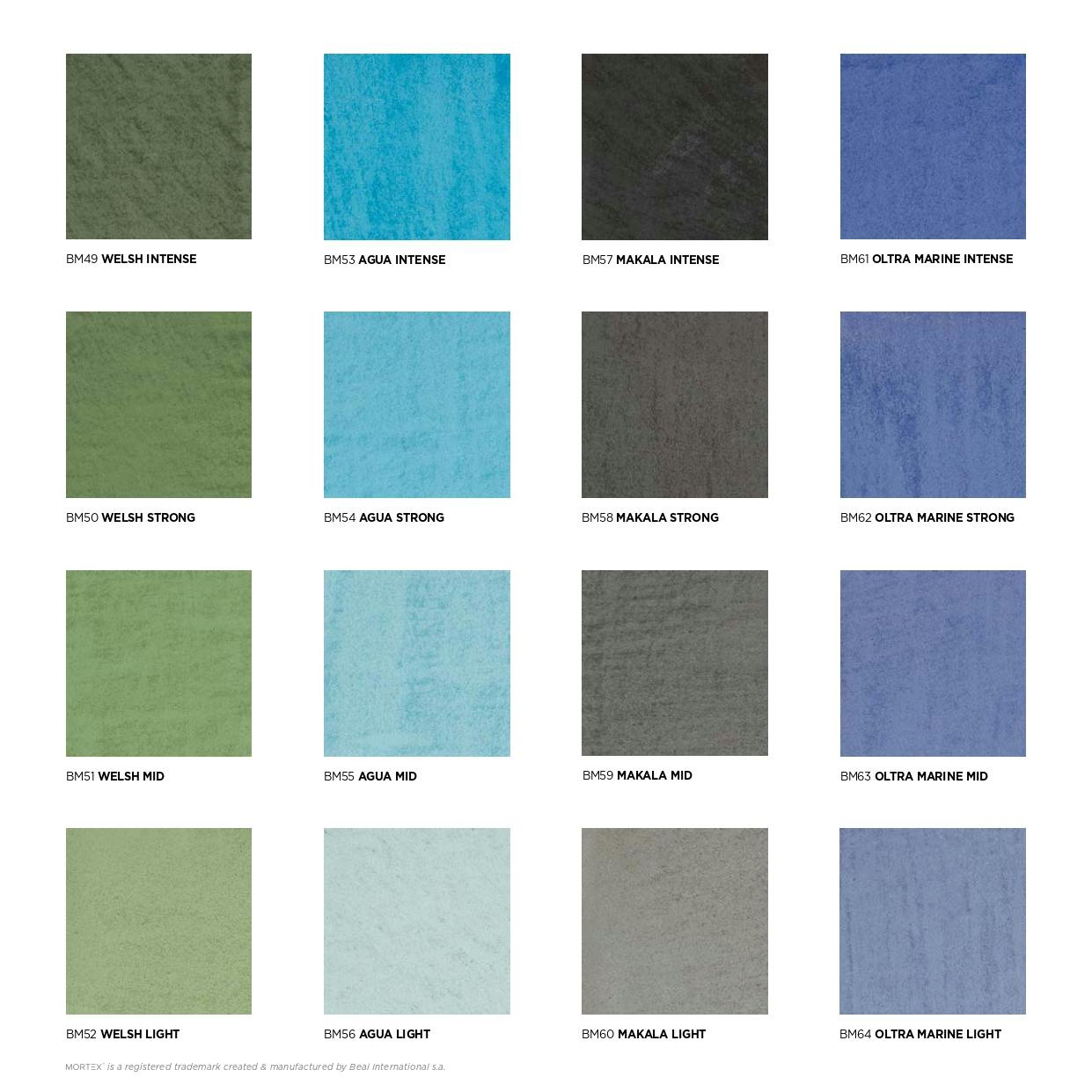 左官材料モールテックスのカラーチャート | SAKAN MAG.（サカンマグ