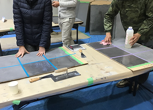 左官材料モールテックス講習会