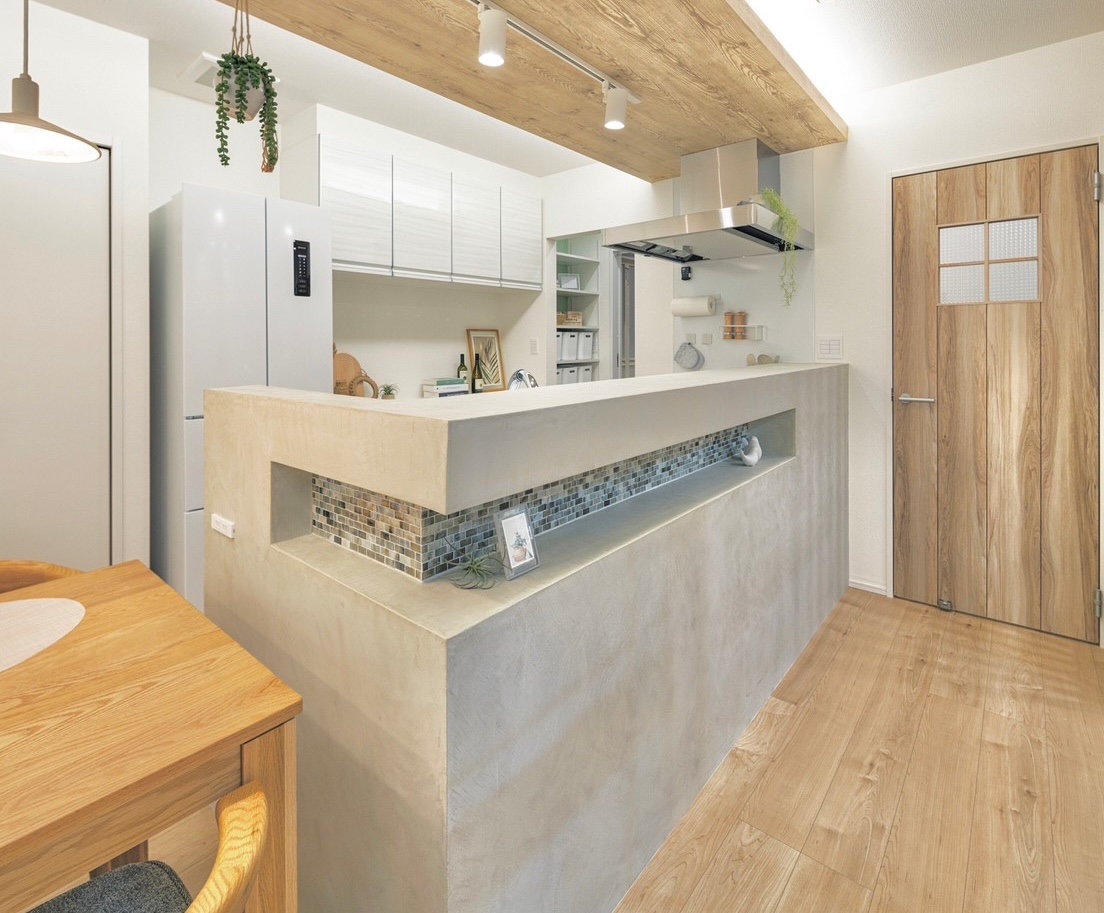 キッチンをモールテックスで素敵に！　株式会社カワケン様｜神奈川県　施工事例｜case161