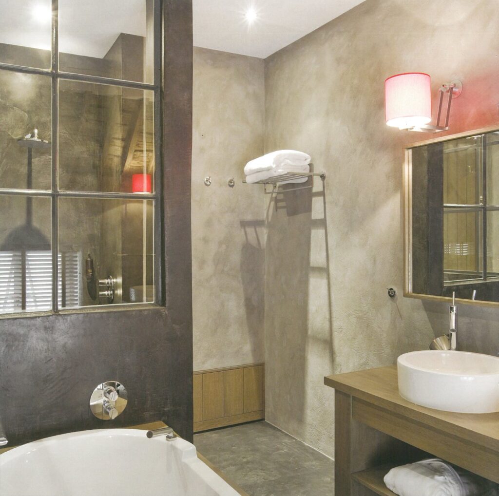 浴室にもモールテックス