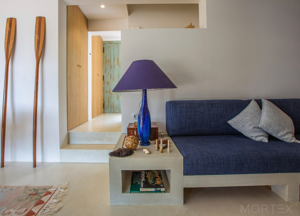 モールテックスでくつろぎの空間を