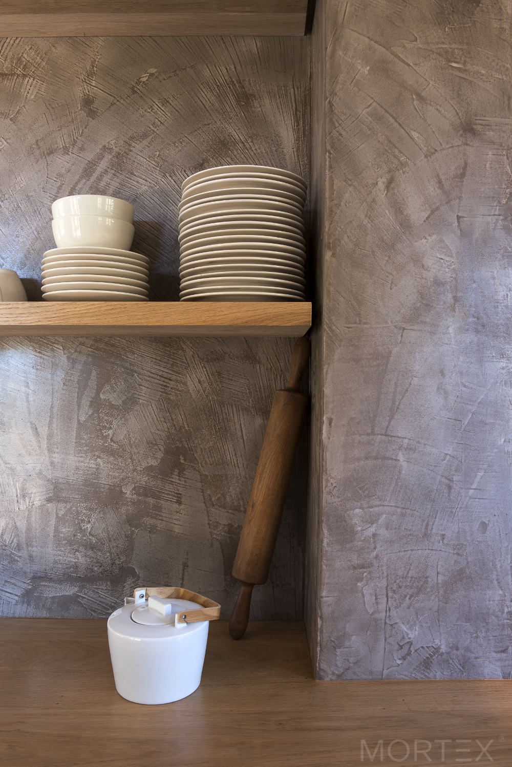 壁にデザイン性を持たせるモールテックス