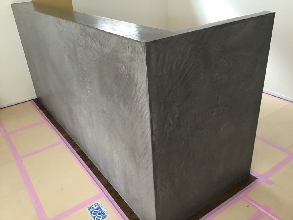 モールテックスの人気色で味のあるカウンターに　2020/02　アルバ様