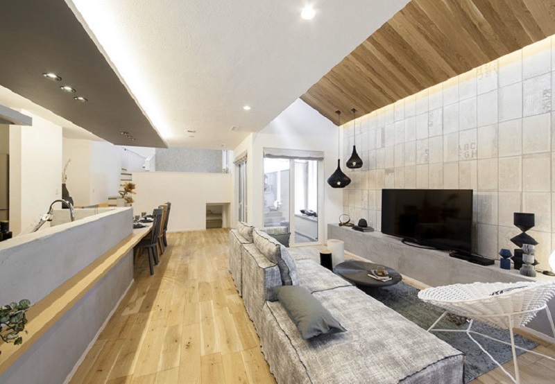 グレー系のモールテックスで洋風な雰囲気を作る　2020/02　エフォット様