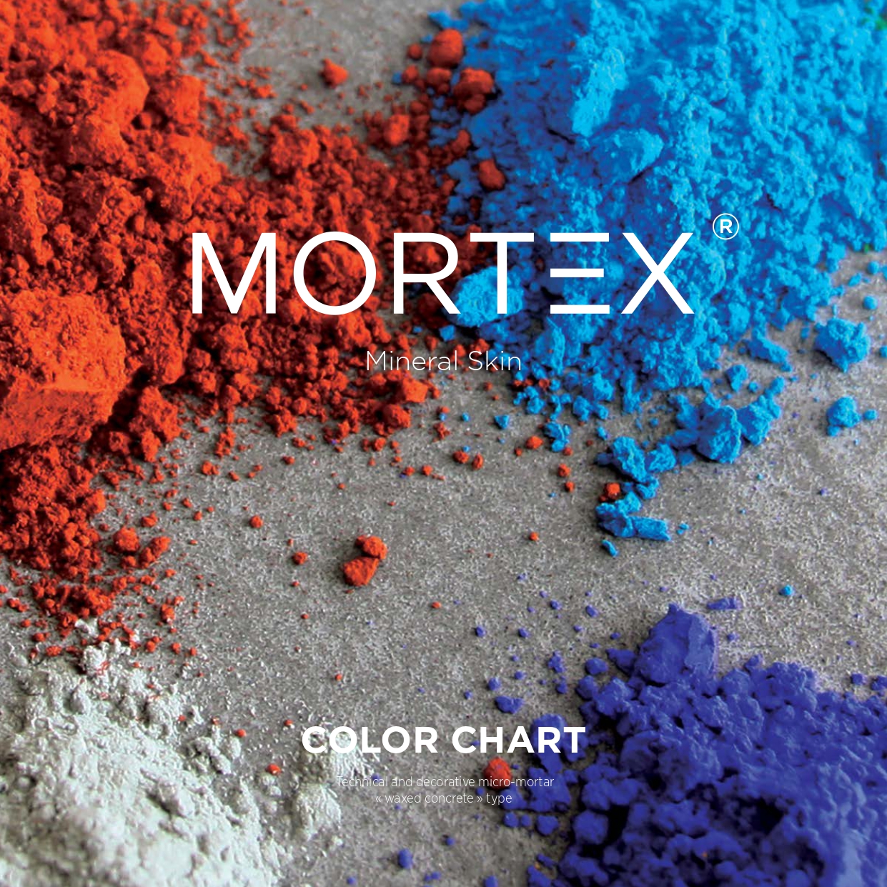 モールテックスの基本カラーチャート